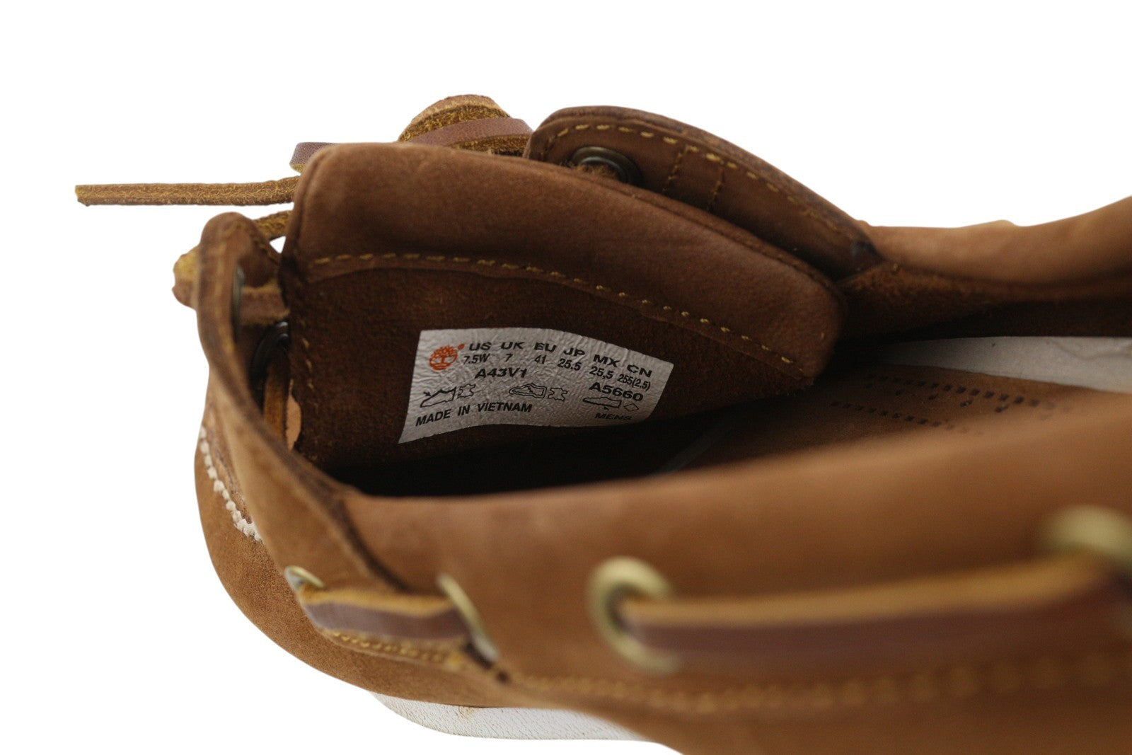 TIMBERLAND A43V1 vyriški batai EU41/41.5 rudi odiniai užsegami batai su nėriniais, nepaliekantys žymių. 