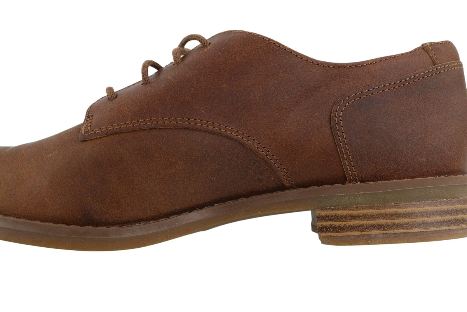 TIMBERLAND A1IE8 moteriški bateliai, 37.5/38, rudi, odiniai, žemapadžiai, su raišteliais, migdolų spalvos. 