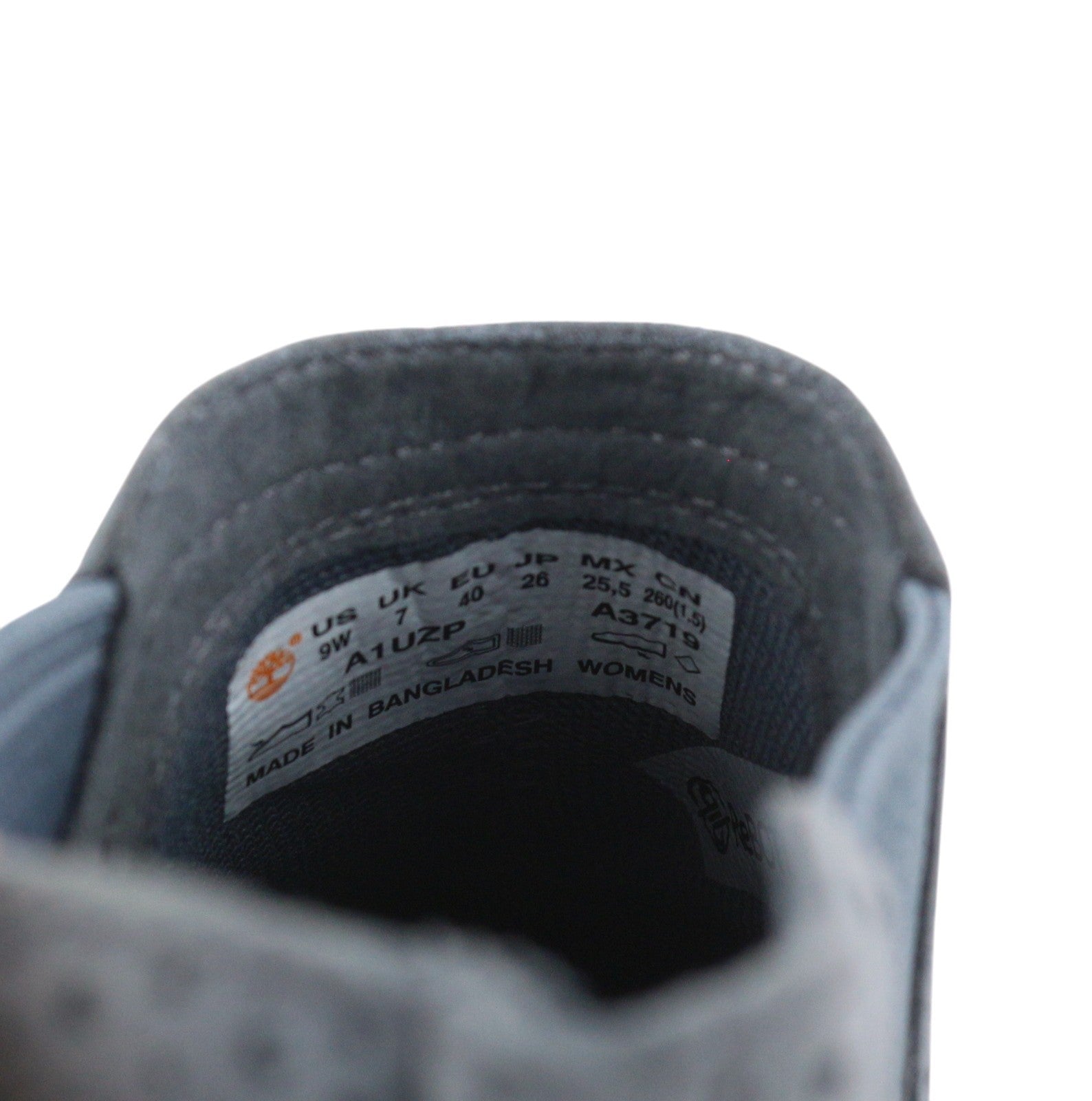 TIMBERLAND A1UZP moteriški aulinukai, 39/40 dydžio, pilki, odiniai, migdolų nosimi, „Hoverlite“ stiliaus. 