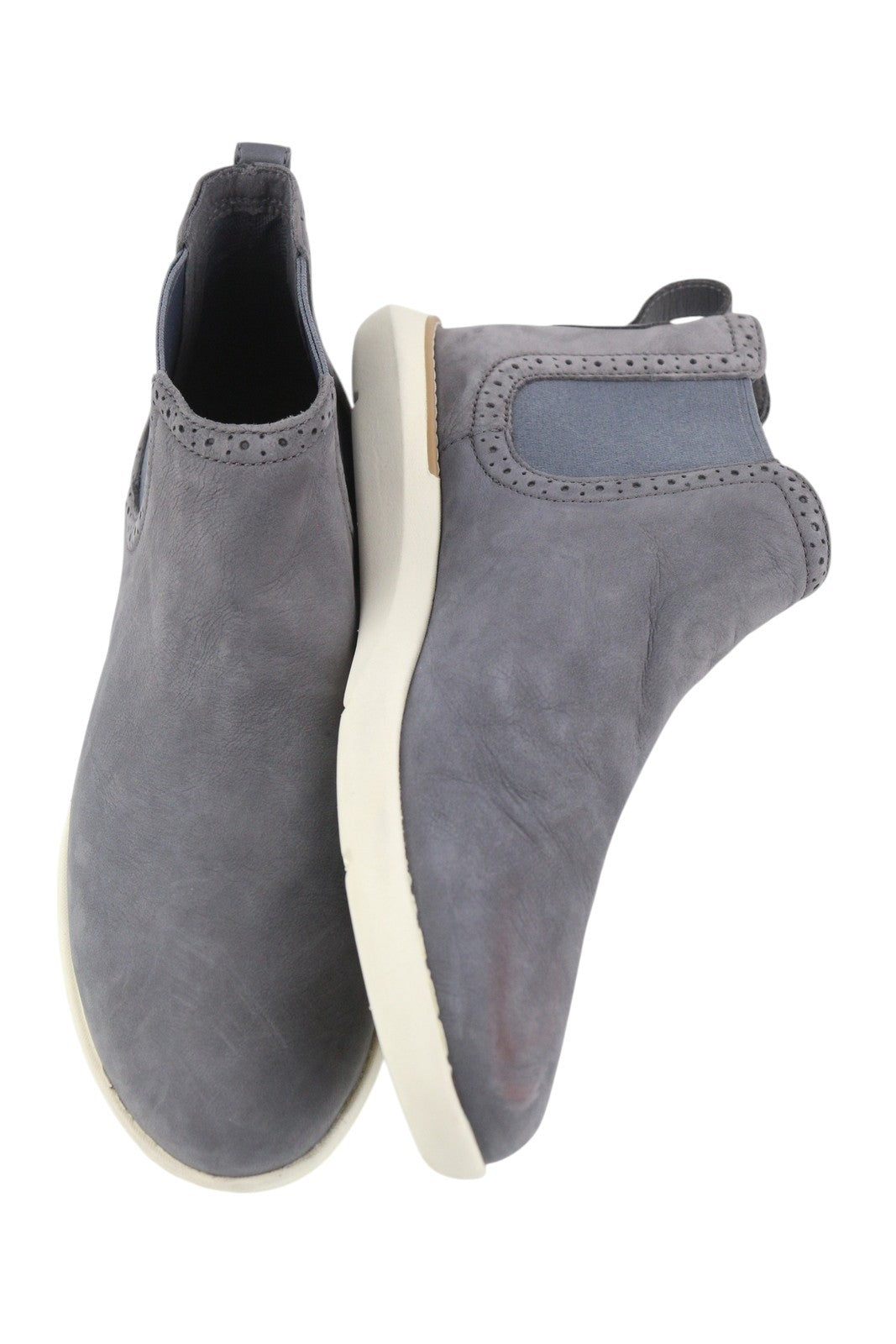 TIMBERLAND A1UZP moteriški aulinukai, 39/40 dydžio, pilki, odiniai, migdolų nosimi, „Hoverlite“ stiliaus. 