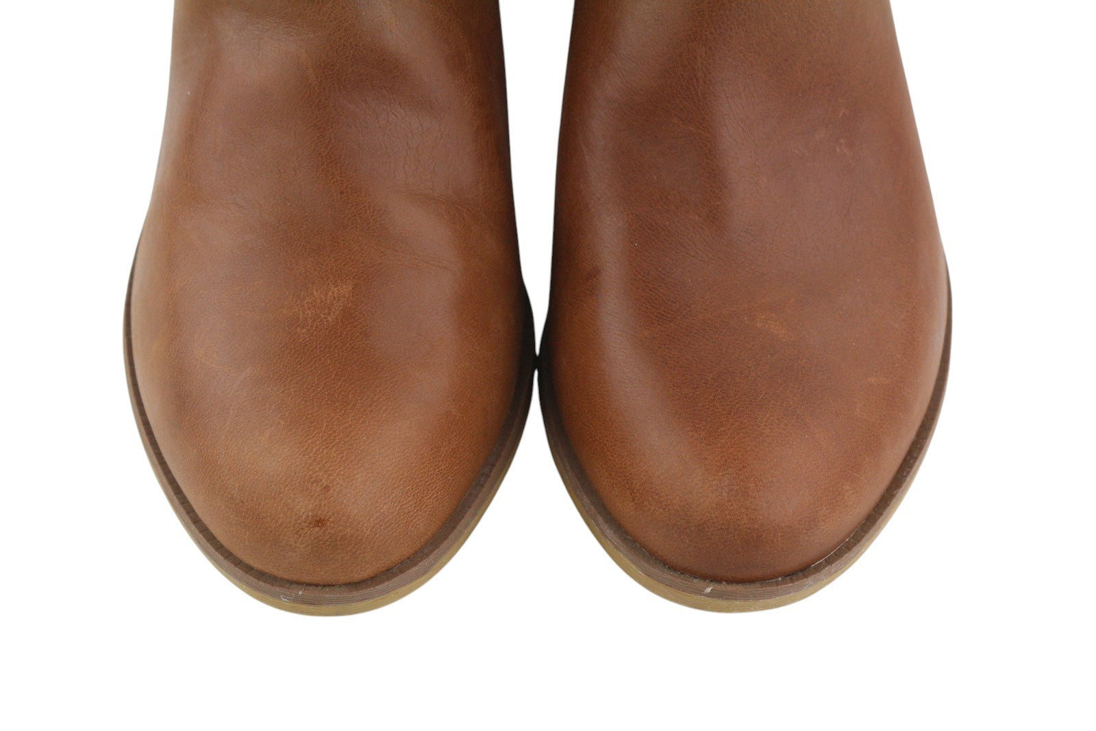 TIMBERLAND A1Z5G moteriški aulinukai EU37/37.5 rudi odiniai migdolų formos nosys su kulniuku 