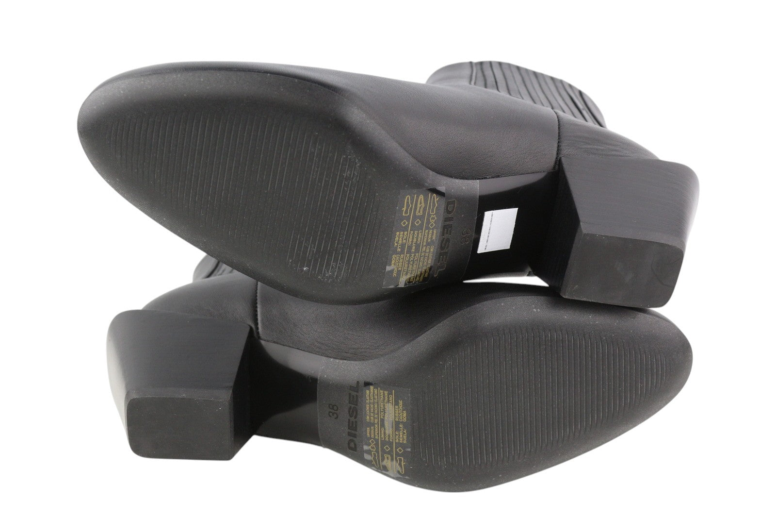 DIESEL D-Texanne CH moteriški aulinukai, juodi, odiniai, migdolų nosimi, iki kulkšnies, 38 € (rekomenduojama kaina) – 290 € 