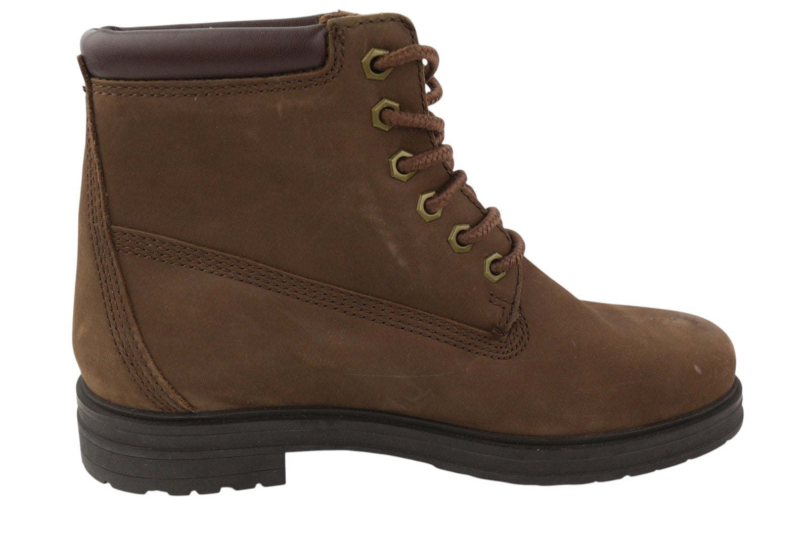 TIMBERLAND moteriški aulinukai EU38//38.5 rudi odiniai, vandeniui atsparūs, suvarstomi batai ant kulkšnies. 