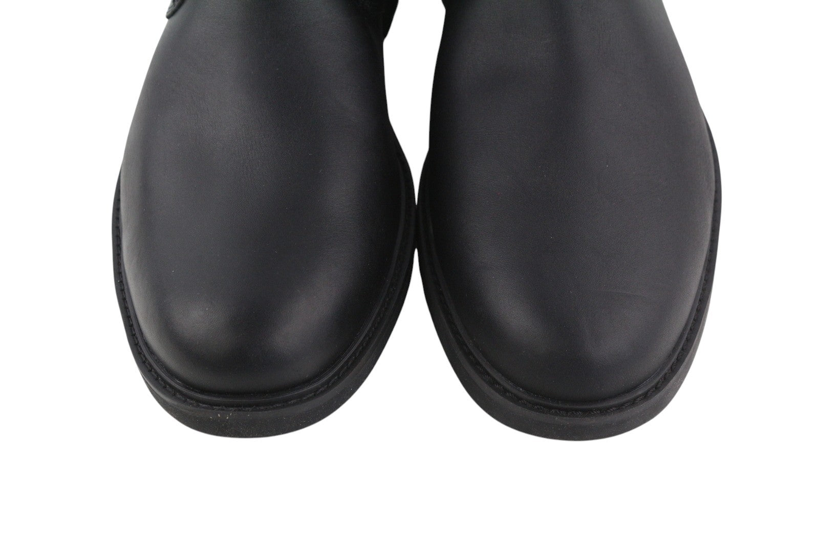 TIMBERLAND 5551R vyriški aulinukai EU45.5/46 juodi odiniai „Chelsea“ stiliaus palaidinės su migdolų raštu 