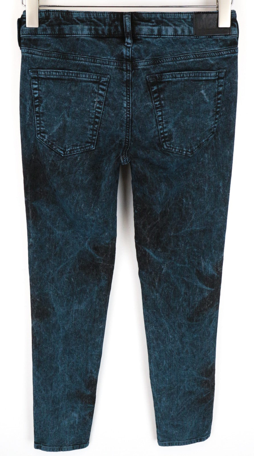 DIESEL D-Ollies-SP-NE 084AF moteriški W26 Slim mėlyni sportiniai Jogg tamprūs džinsai 