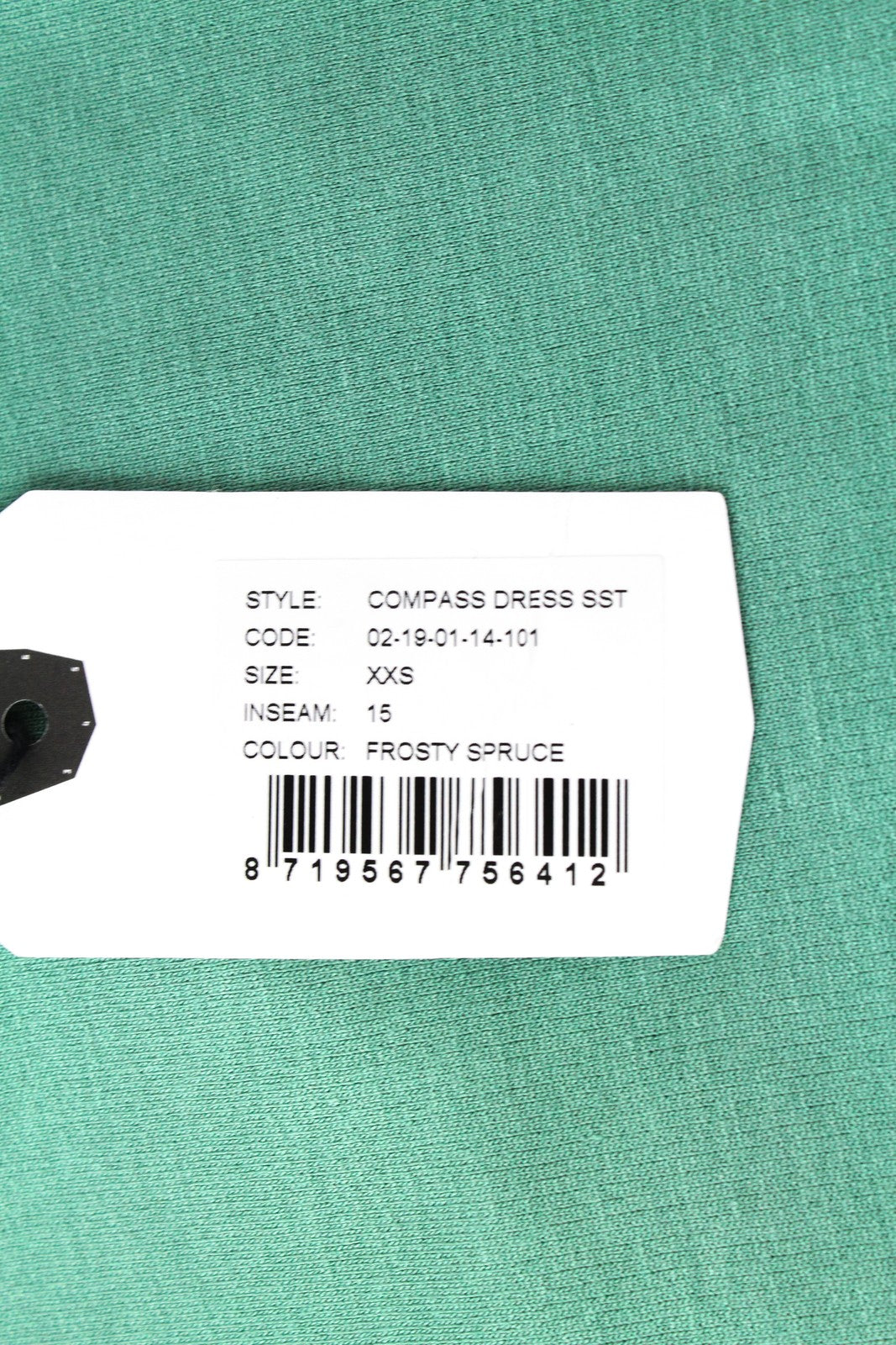 DENHAM Compass 2XS Womens Green Stretch Classic Short Sleeve Summer Pullover