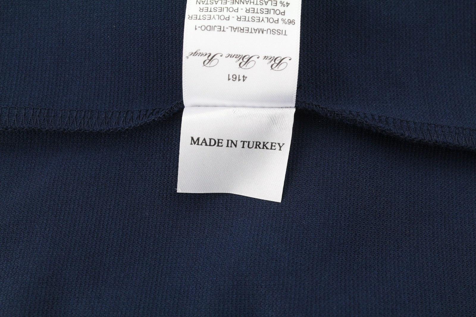 BLEU BLANC ROUGE moteriški marškinėliai, 38 dydis, tamsiai mėlyni, tamprūs be rankovių, apvali iškirptė su detalėmis... 