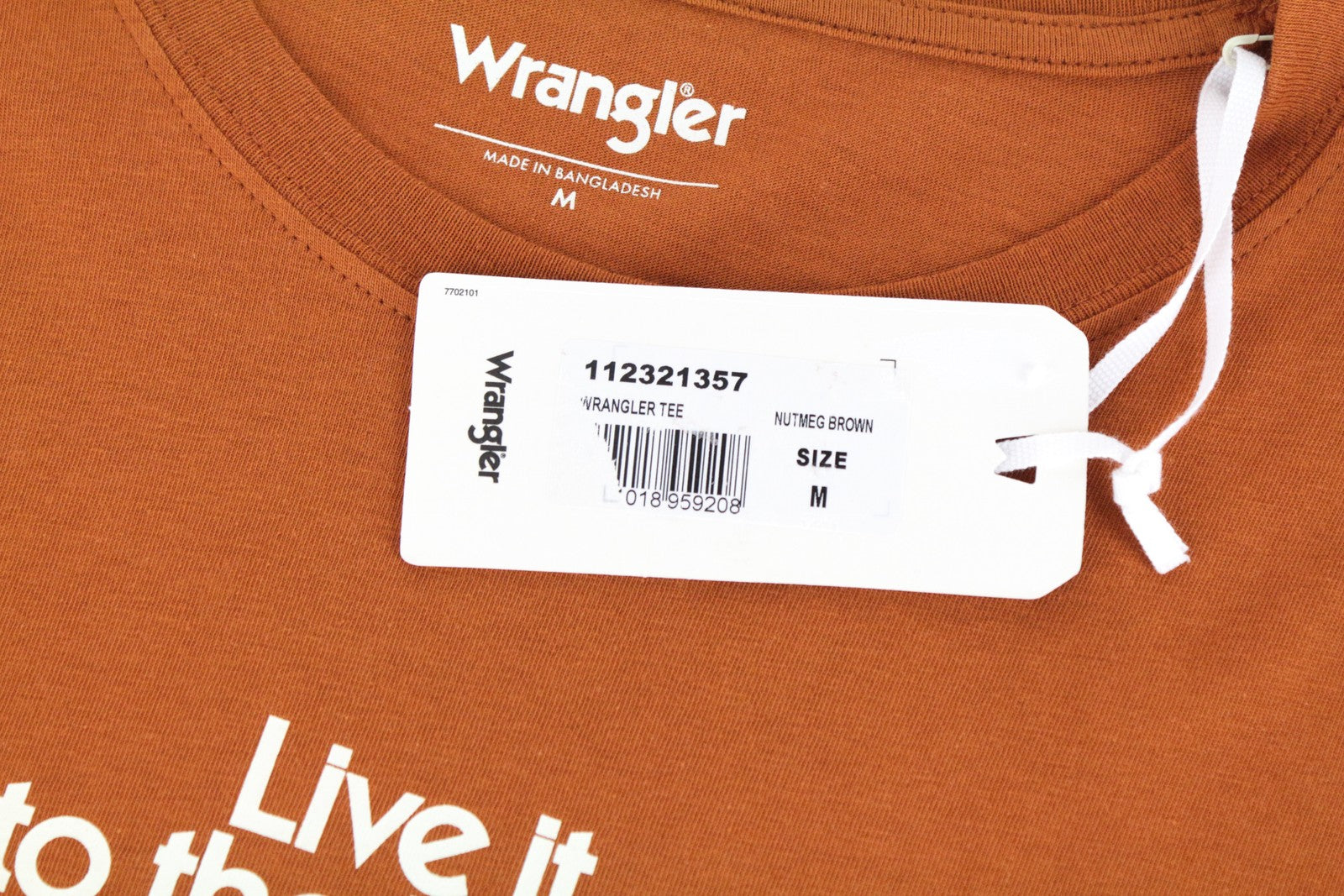 WRANGLER vyriški oranžiniai medvilniniai trumpomis rankovėmis laisvalaikio marškinėliai, vienspalviai 