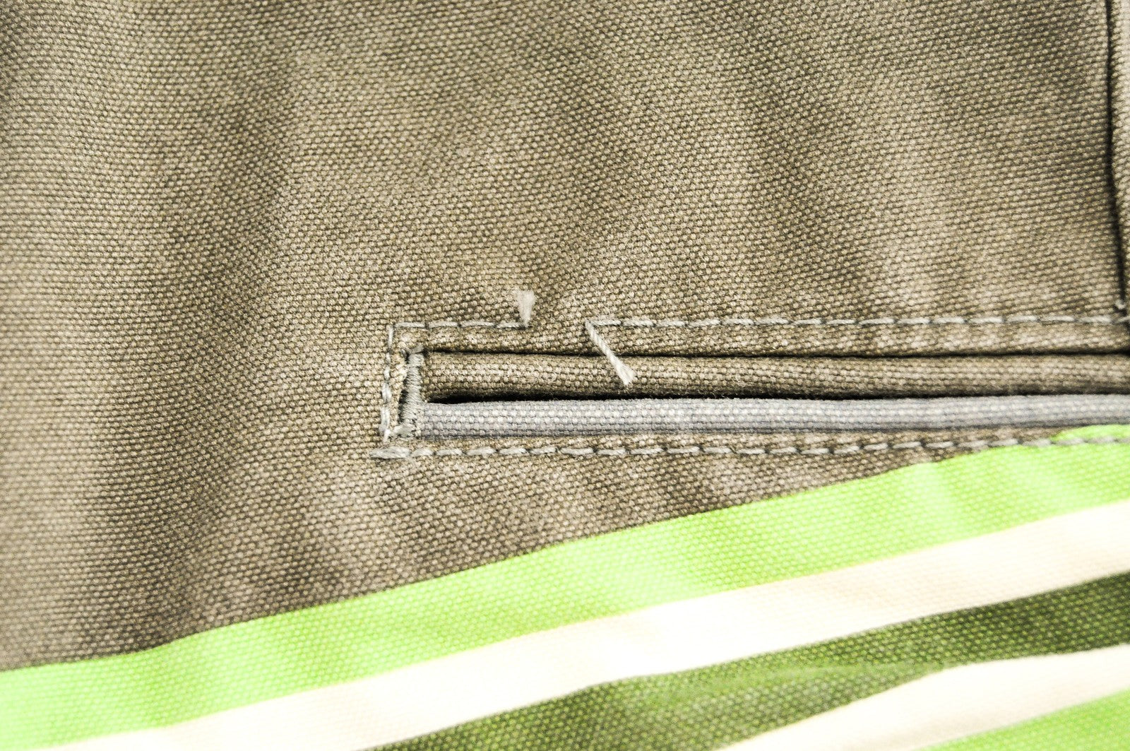 SCOTCH & SODA  Couture W30 Green Mens Shorts Cotton Striped Lightweight