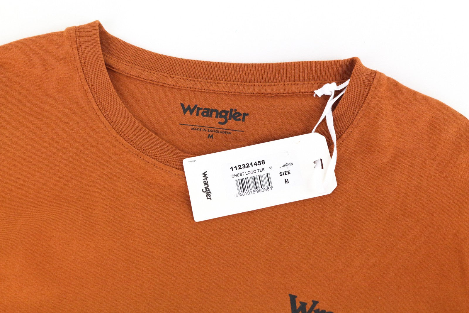 WRANGLER vyriški oranžiniai medvilniniai megztiniai ilgomis rankovėmis, laisvalaikio stiliaus, su logotipu M dydžio 