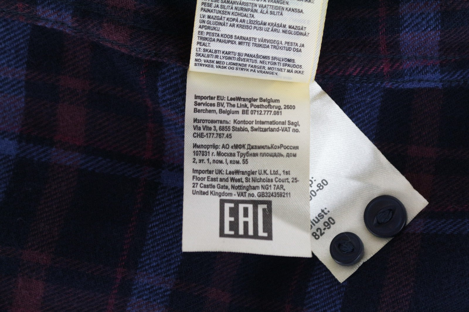 LEE vyriški S languoti mėlyni violetiniai medvilniniai marškinėliai ilgomis rankovėmis su sagomis laisvalaikio stiliumi