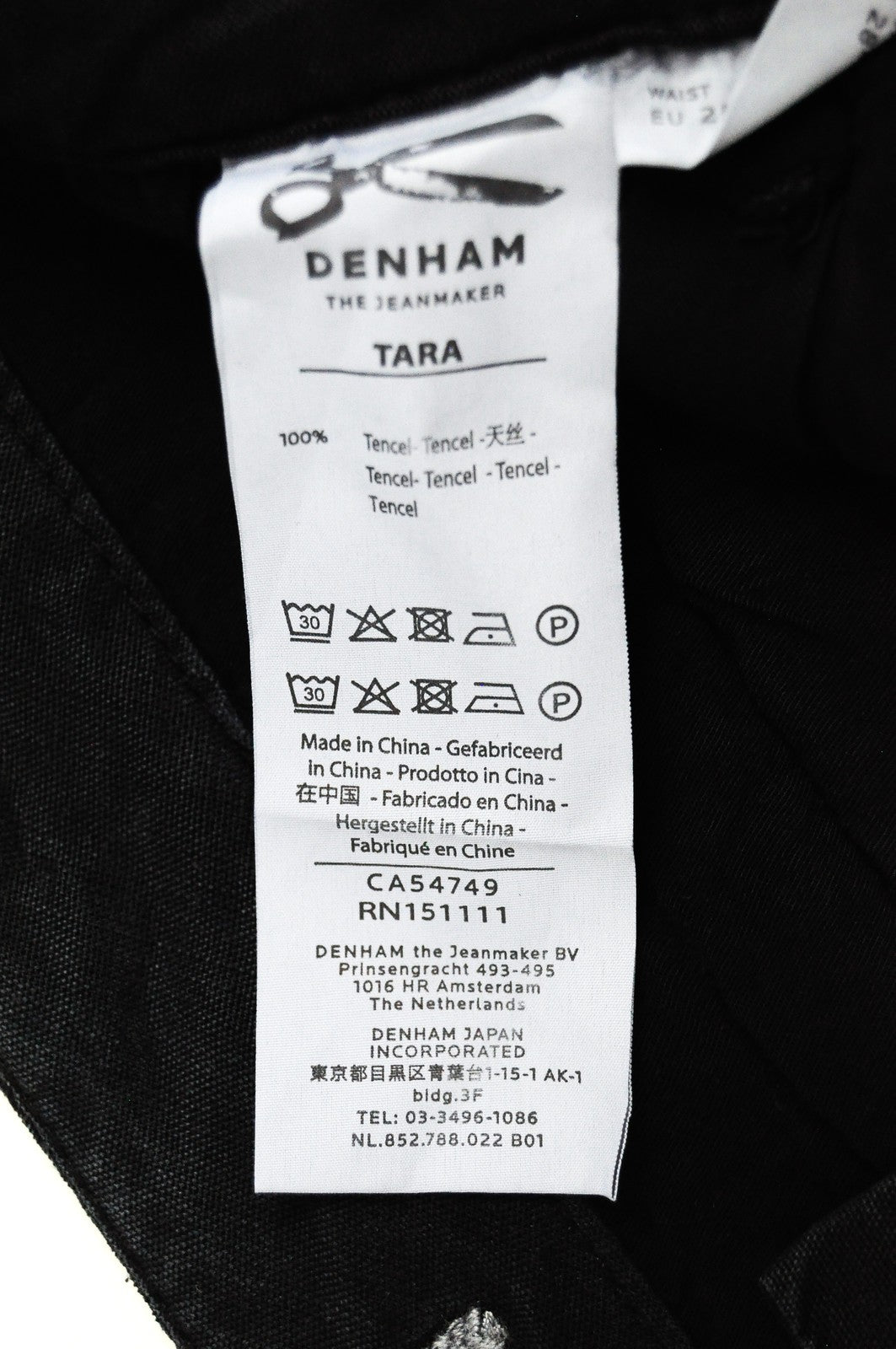 DENHAM Tara W25 L28 Trousers Womens Grey Zip-Fly Multi Pocket  Style