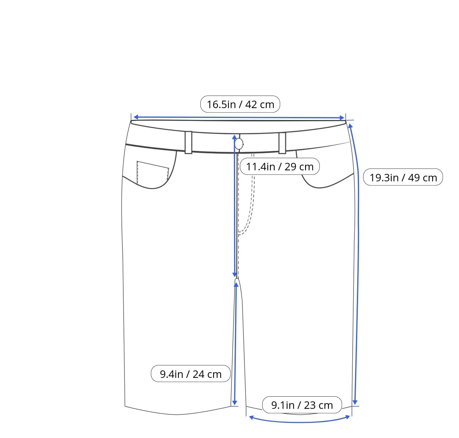 DIESEL D-Mirk 084RE Men Shorts W29 Pure Cotton Washed Light Blue Slim Fit Denim