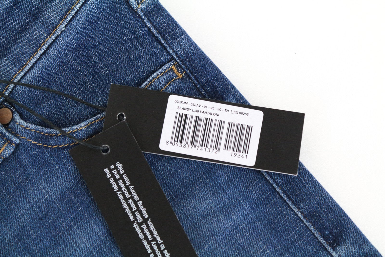 DIESEL Slandy 088AV W25 L30 Blue Cotton Super Slim Skinny Stretch Women's Jeans