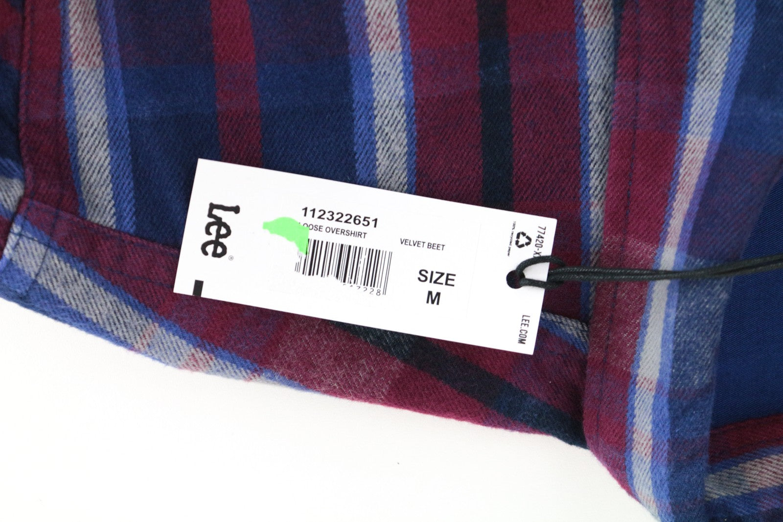 LEE vyriški M dydžio flaneliniai marškinėliai mėlyni medvilniniai languoti ilgomis rankovėmis su sagomis