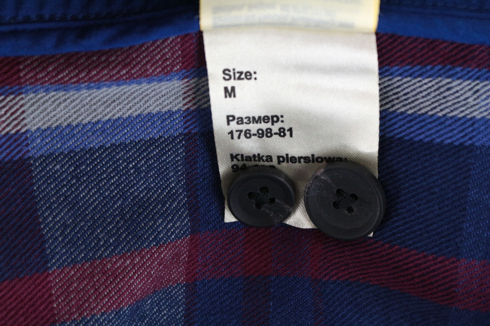 LEE vyriški M dydžio flaneliniai marškinėliai mėlyni medvilniniai languoti ilgomis rankovėmis su sagomis