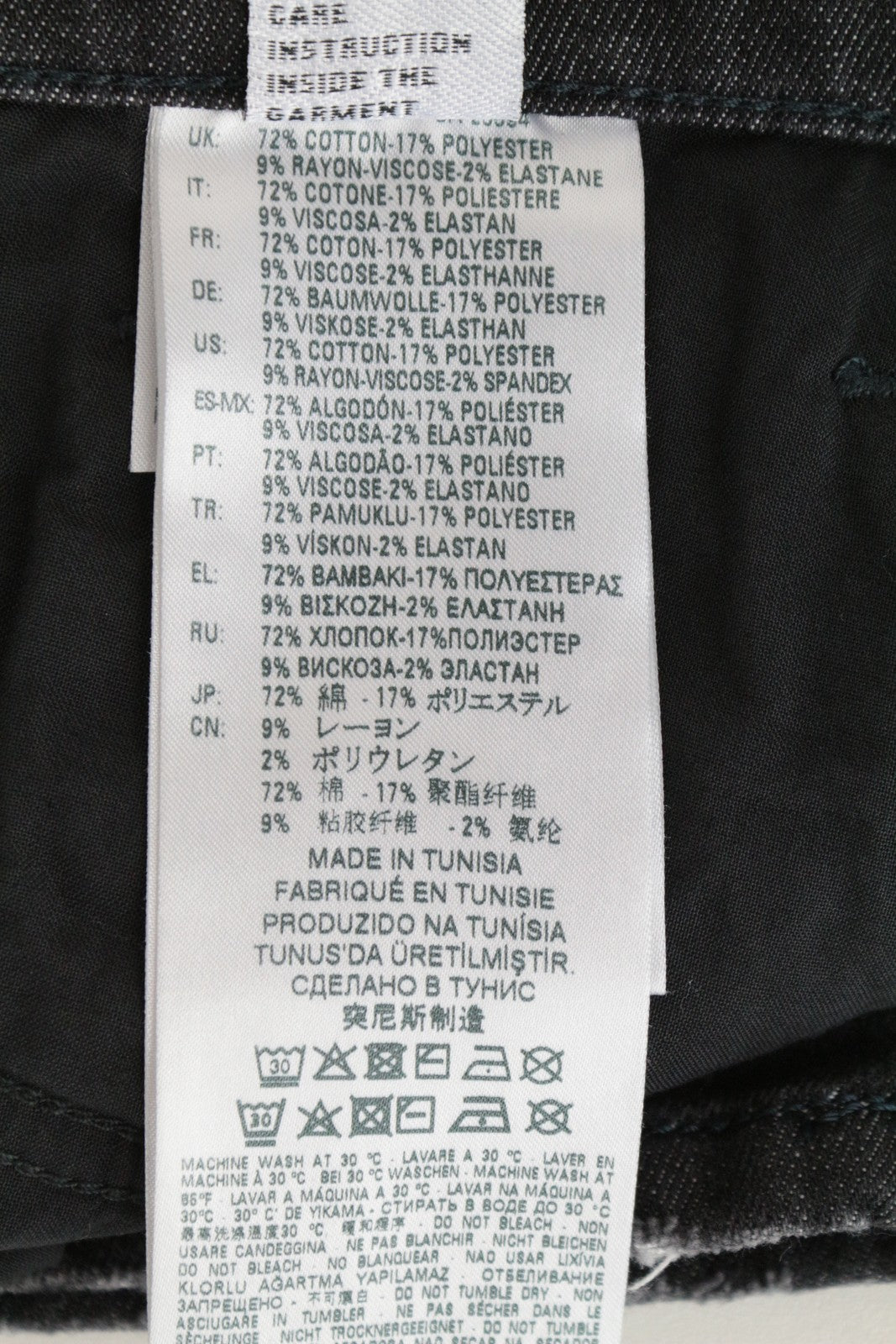 DIESEL Tepphar-X 082AS W28/L30 vyriški ploni, morkų kirpimo, skalbtos pilkos spalvos tamprūs džinsai 