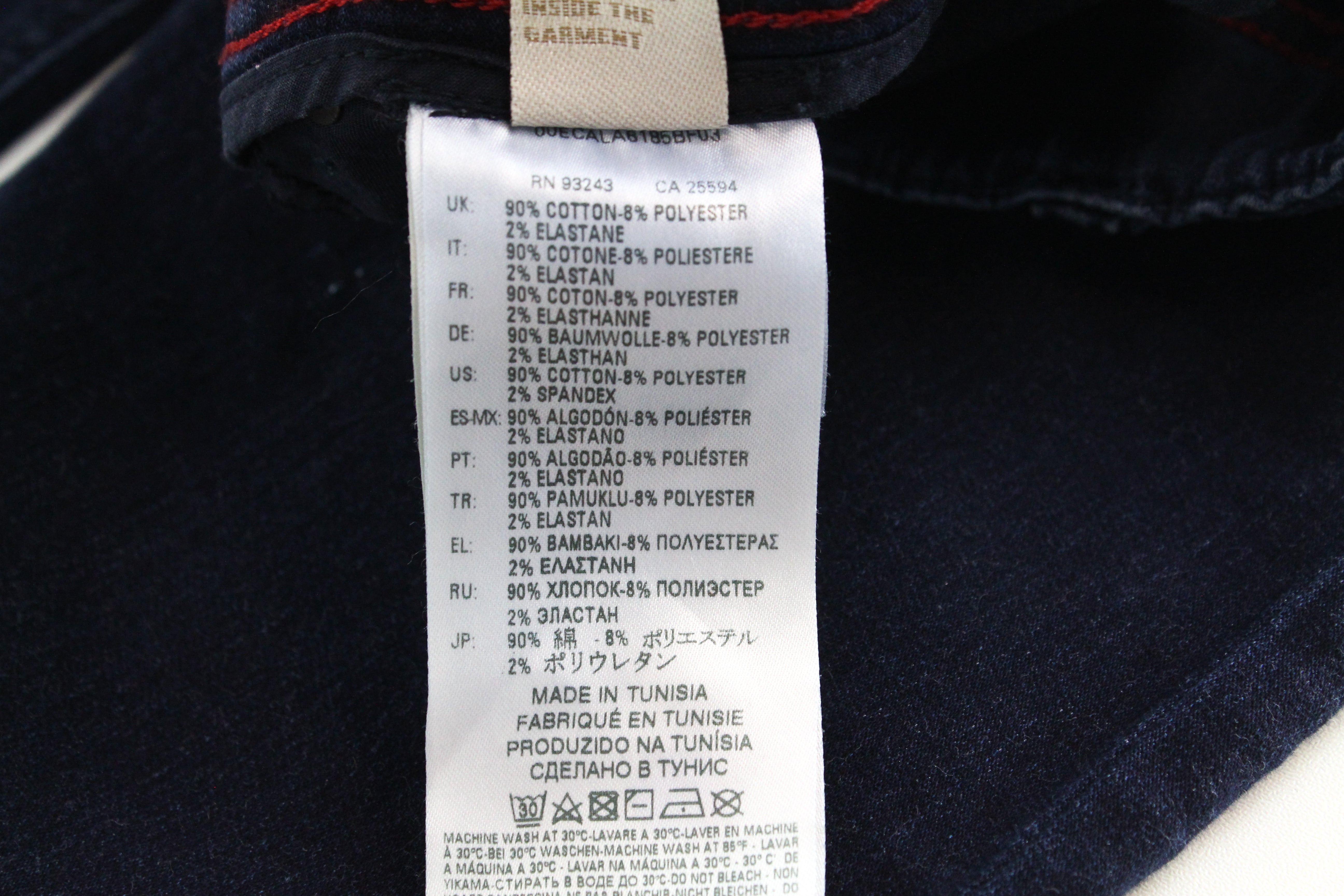 DIESEL Krooley-NE 0687D Men's W28 Slim Jogg Sweat Blue Jeans Drawstrings