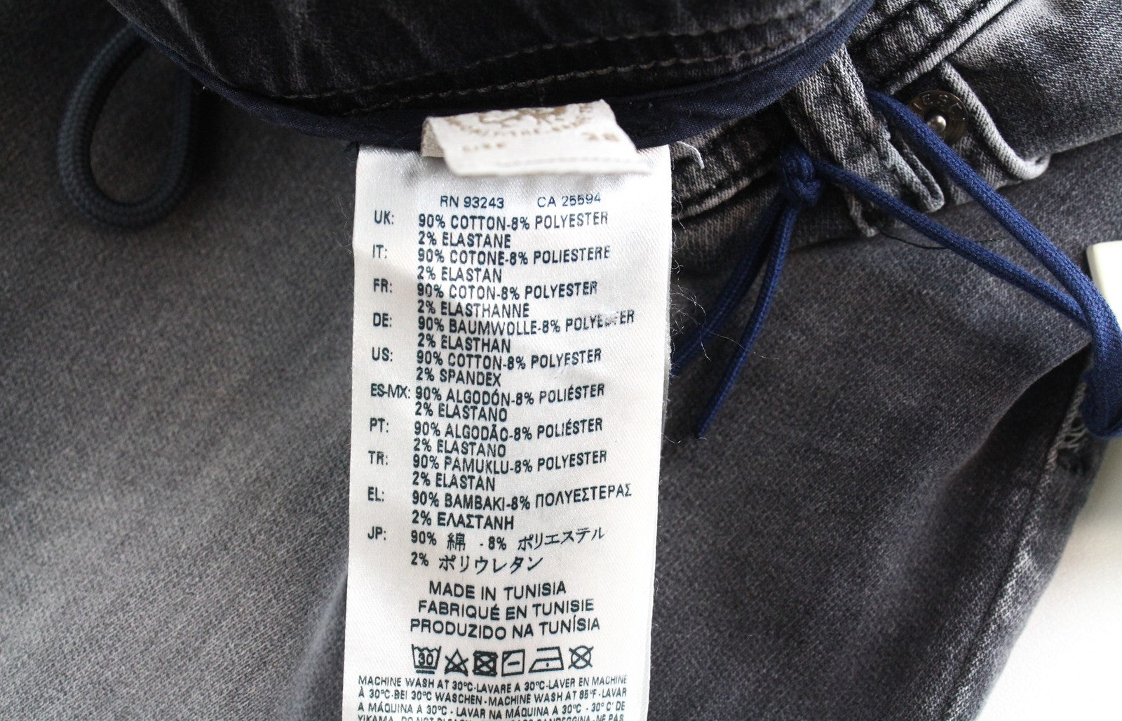 DIESEL Krooley-NE 0855B vyriški W38 Slim Carrot Fit Jogg vidutinio pilkumo tamprūs džinsai 