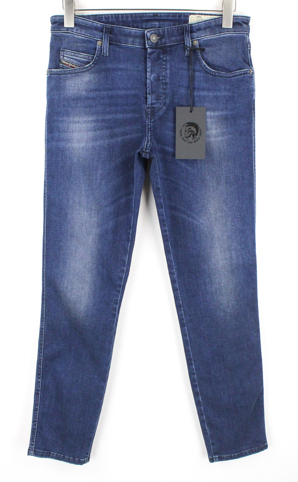 DIESEL Babhila 083AE moteriški tamsiai mėlyni aptempti džinsai W31/L34 