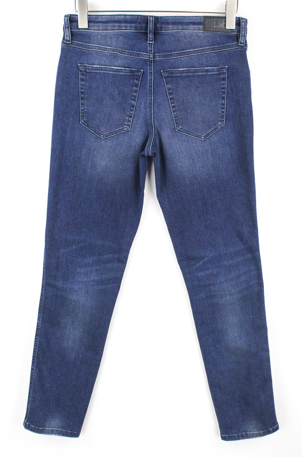 DIESEL Babhila 083AE moteriški tamsiai mėlyni aptempti džinsai W31/L34 