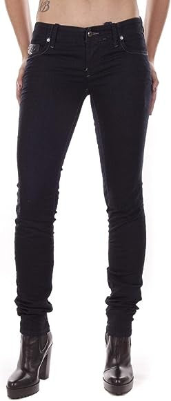 DIESEL Grupee-NE 0600V Women's W23 Slim Skinny Fit Blue Jogg Sweat Jeans