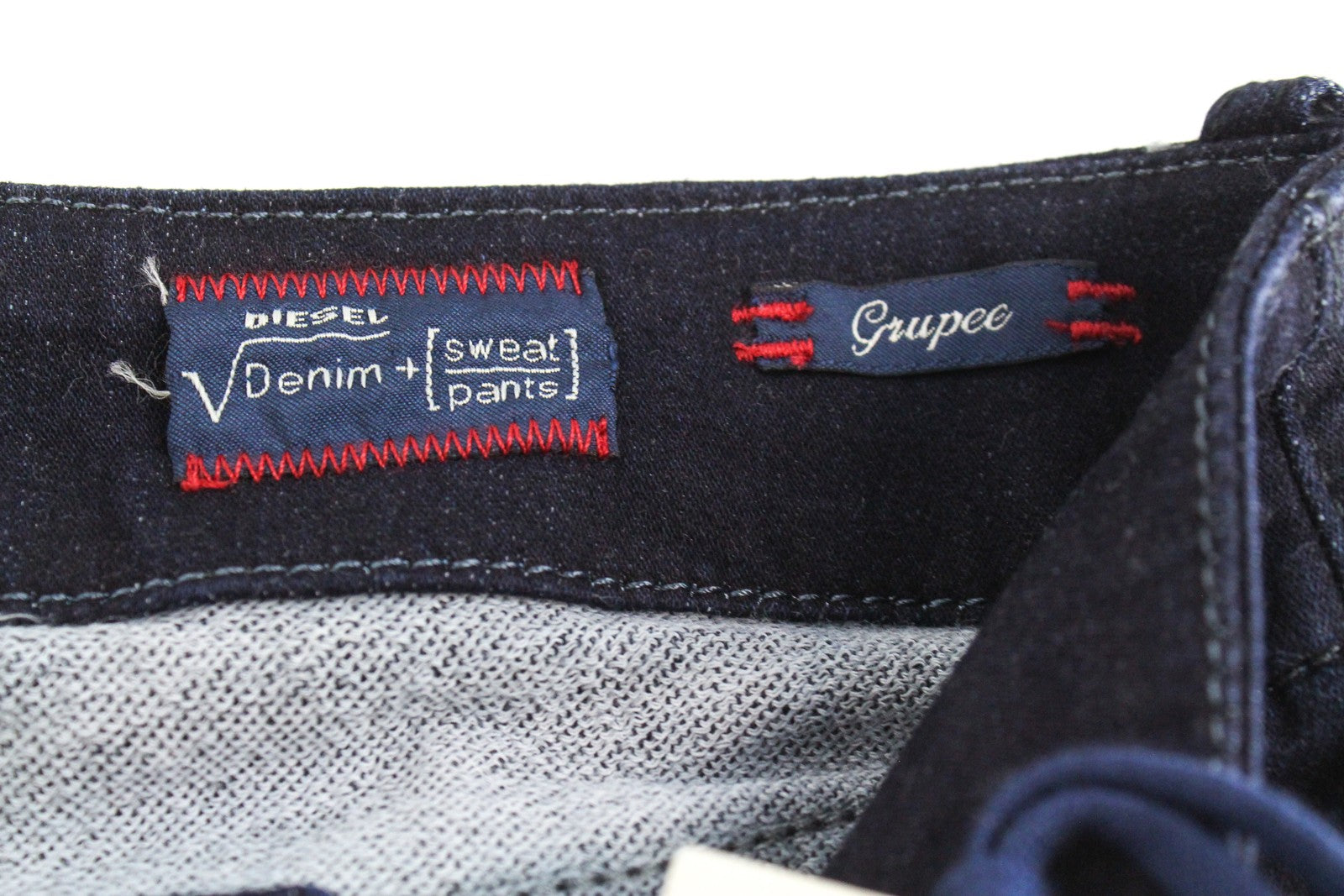 DIESEL Grupee-NE 0600V Women's W23 Jogg Slim Skinny Blue Jeans