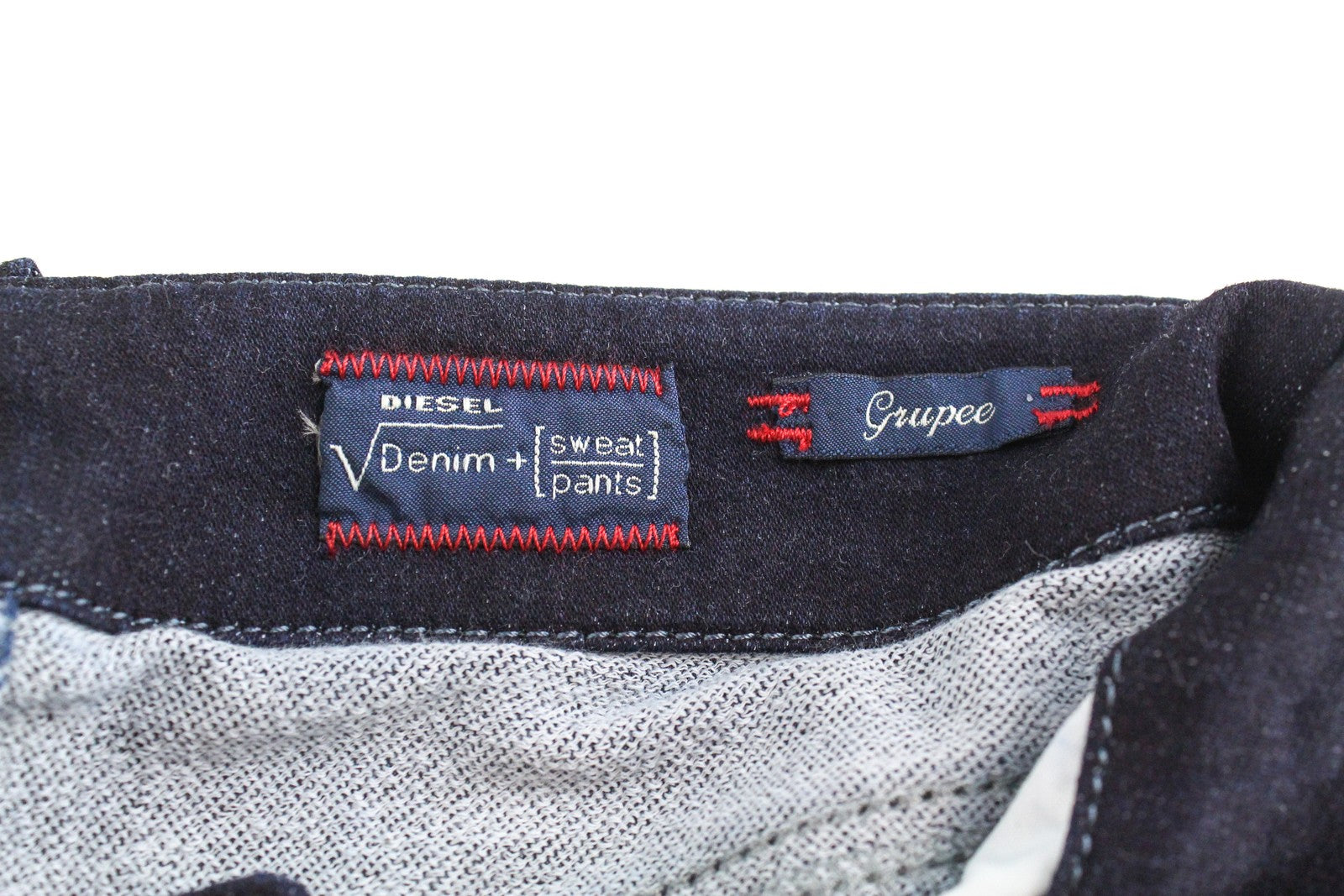 DIESEL Grupee-NE 0600V Women's W25 Blue Jogg Sweat Jeans Slim Skinny Stretch