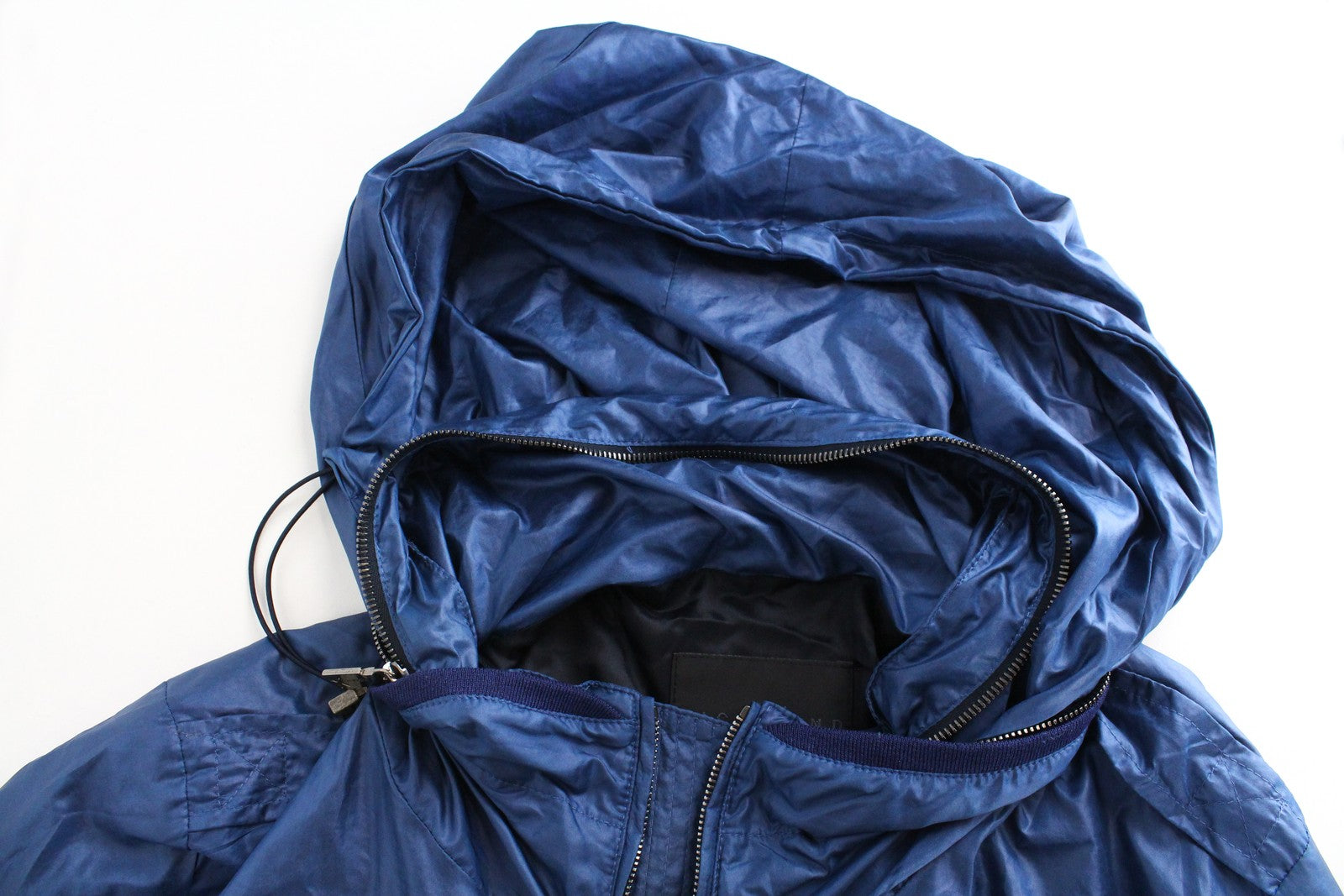 RICHMOND vyriška IT48 minkšta striukė nuo lietaus, vidutinės mėlynos spalvos, lengva su gobtuvu 