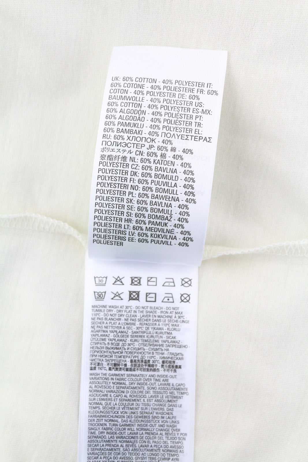 DIESEL T-Just-B57 Men T-Shirt 2XL White Tricot Embroidered Crew Short Sleeve