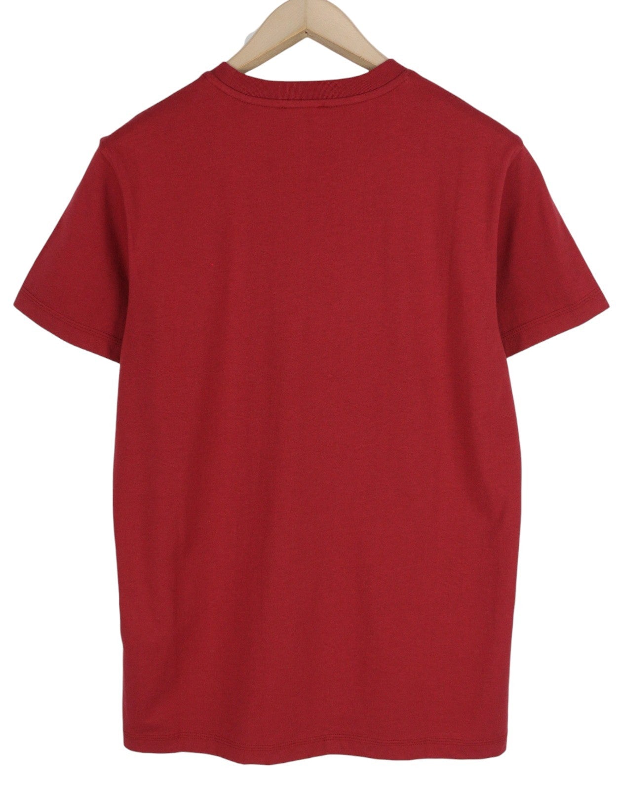 DIESEL T-Diegor-E12 Men T-Shirt M Red Tricot Stretch Crew Neck Short Sleeve