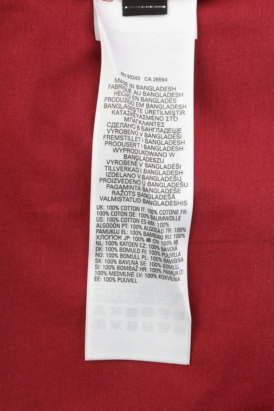 DIESEL T-Diegor-E12 Men T-Shirt M Red Tricot Stretch Crew Neck Short Sleeve