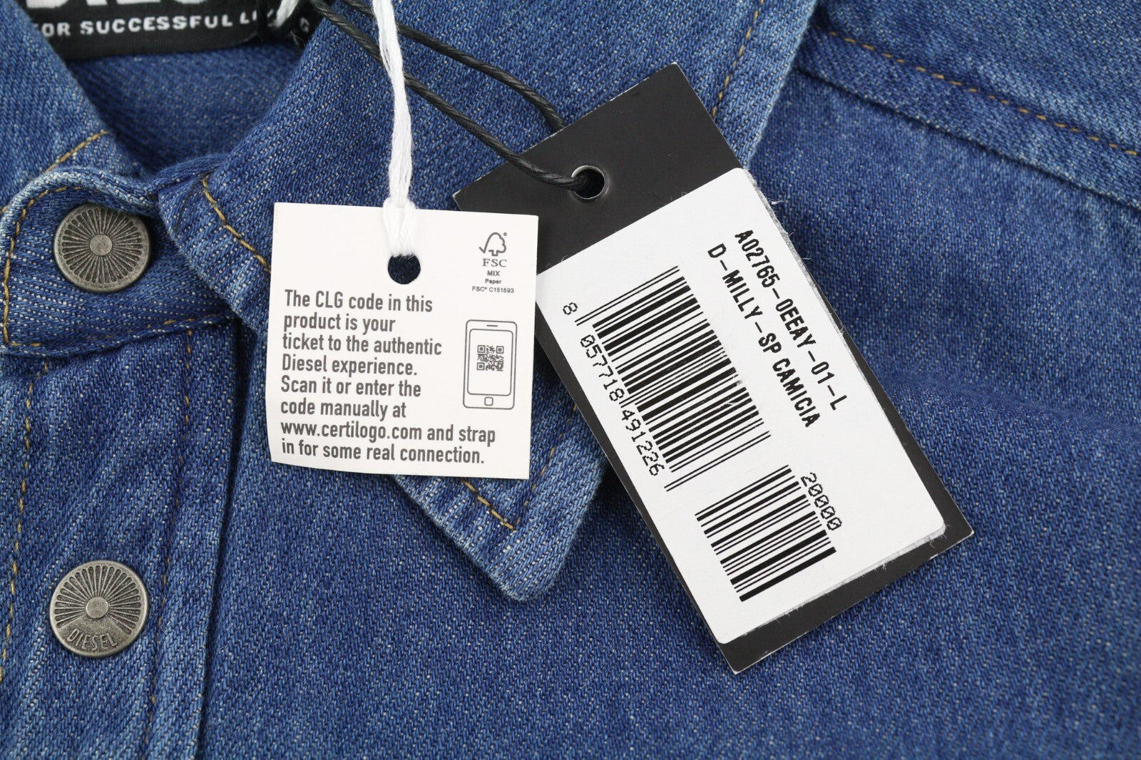 DIESEL D-Milly-Sp vyriški marškinėliai L dydžio, su spaudėmis, išplatinta kaklo linija, mėlyni, 195 € 