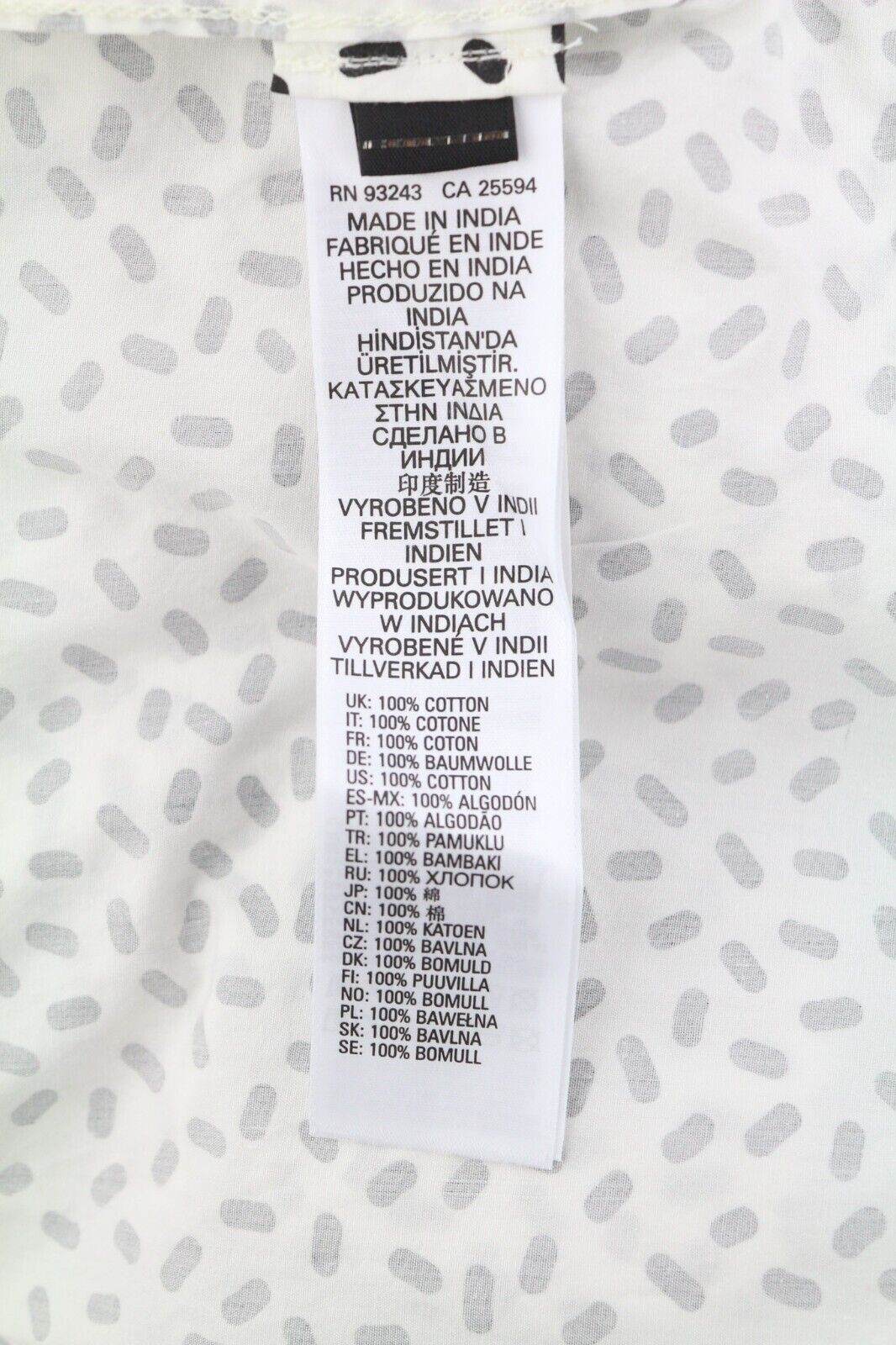 DIESEL S-Riley-Pills vyriški marškinėliai L raštuotais sagomis išskleidžiama apykakle RRP110