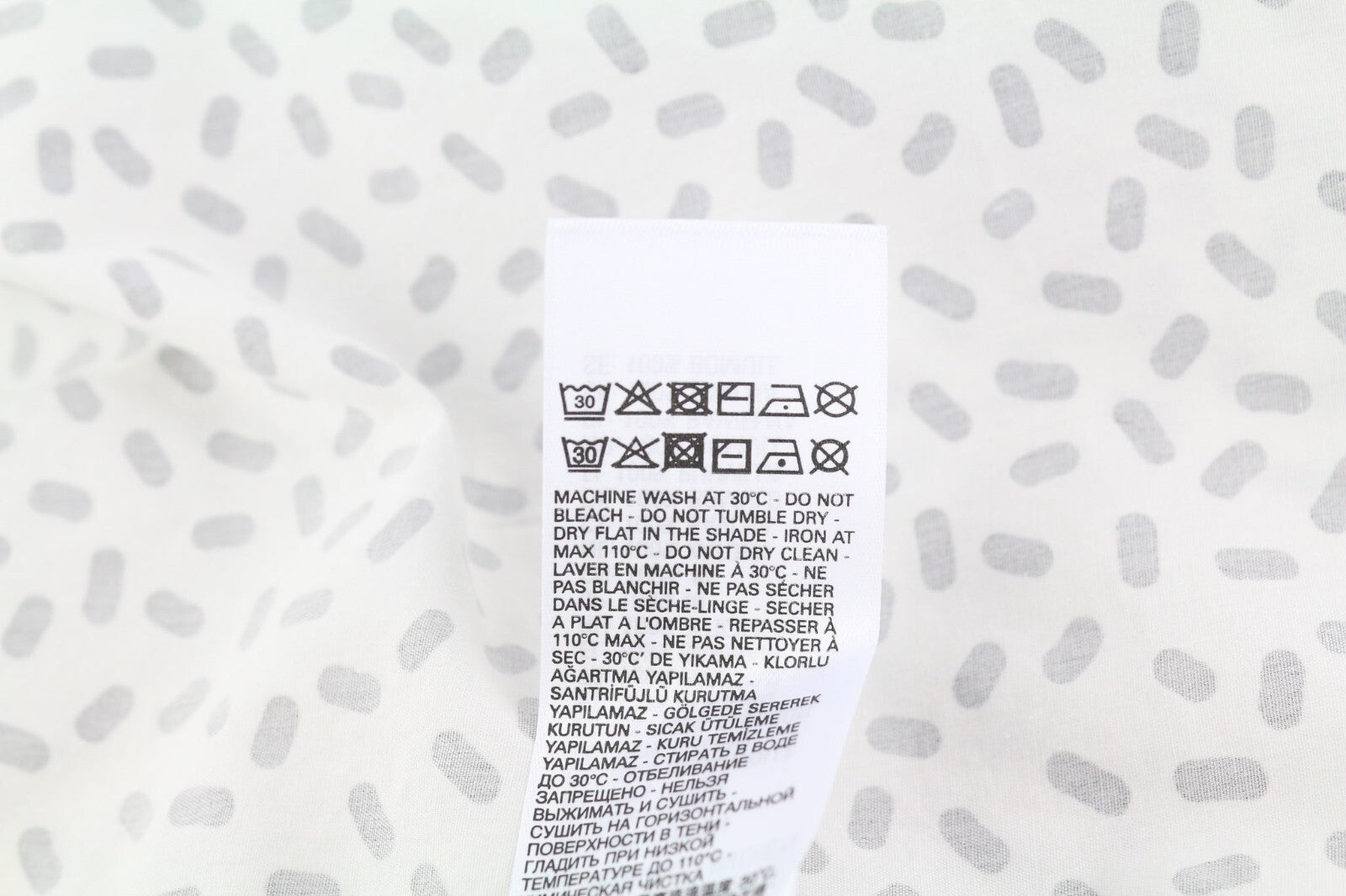 DIESEL S-Riley-Pills vyriški marškinėliai L raštuotais sagomis išskleidžiama apykakle RRP110