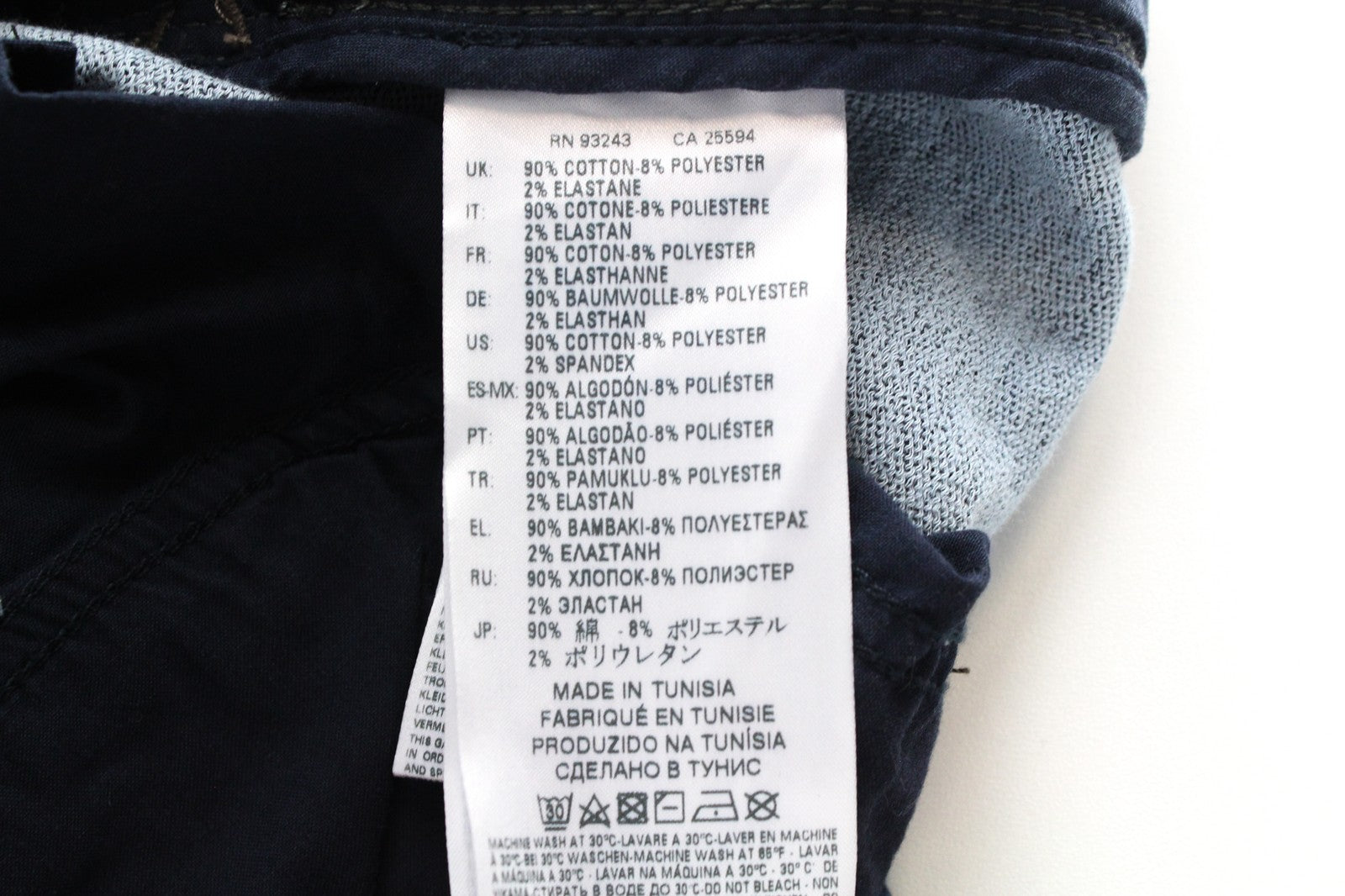 DIESEL Thavar-NE R060S vyriški džinsai W28 Jogg Slim mėlyni skalbtos medvilnės tamprūs audinys 