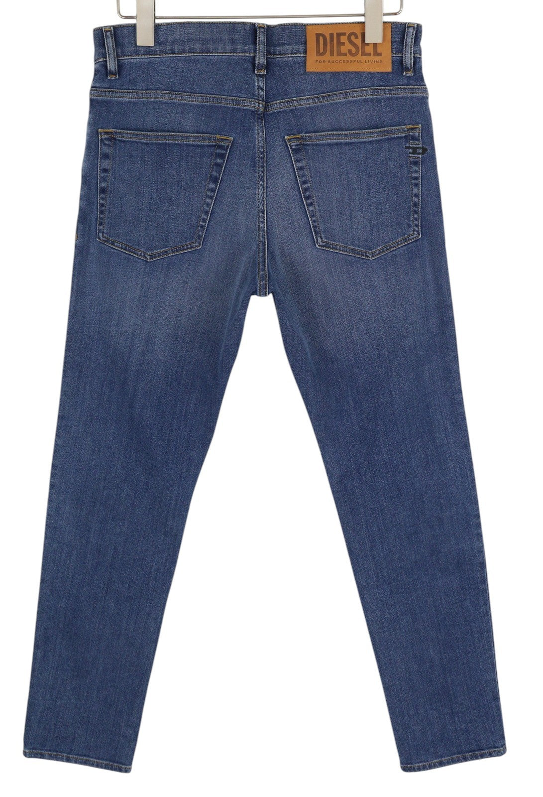 DIESEL D-Fining 09A80 vyriški džinsai W30/L32 siaurėjantys, tamprūs, skalbti, su sagomis 