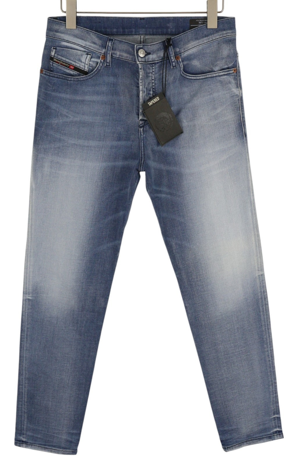 DIESEL D-Fining 009NS vyriški džinsai W31/L32, siaurėjantys, tamprūs, skalbti, su sagomis 