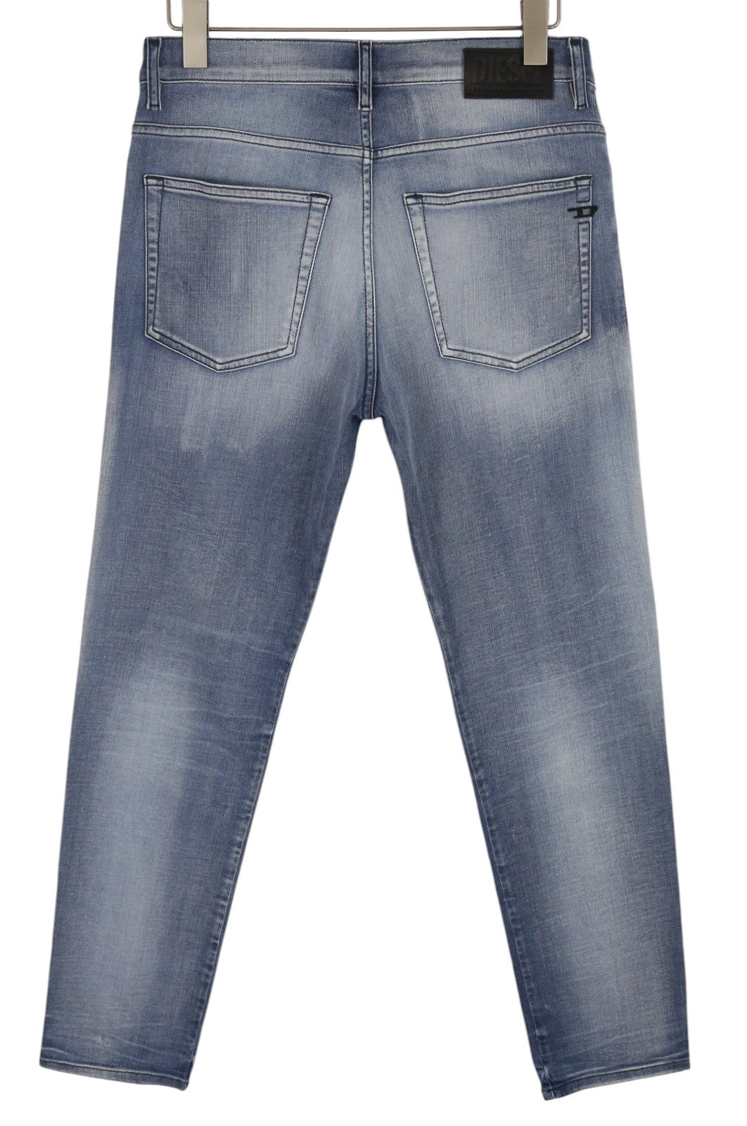 DIESEL D-Fining 009NS vyriški džinsai W31/L32, siaurėjantys, tamprūs, skalbti, su sagomis 