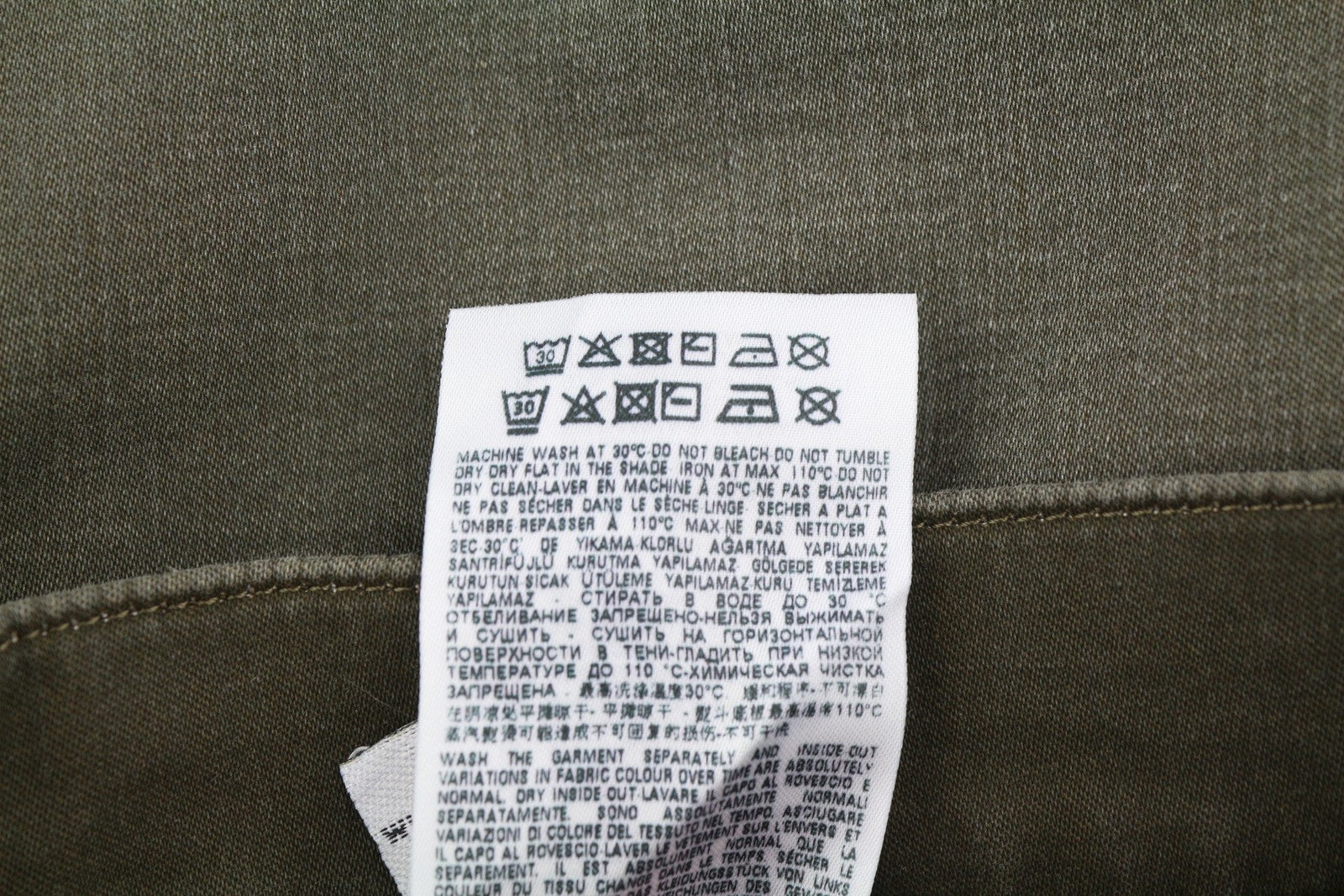 DIESEL D-Fining 0699P vyriški džinsai W30/L32 siaurėjantys tamprūs skalbti tamsiai rudi 