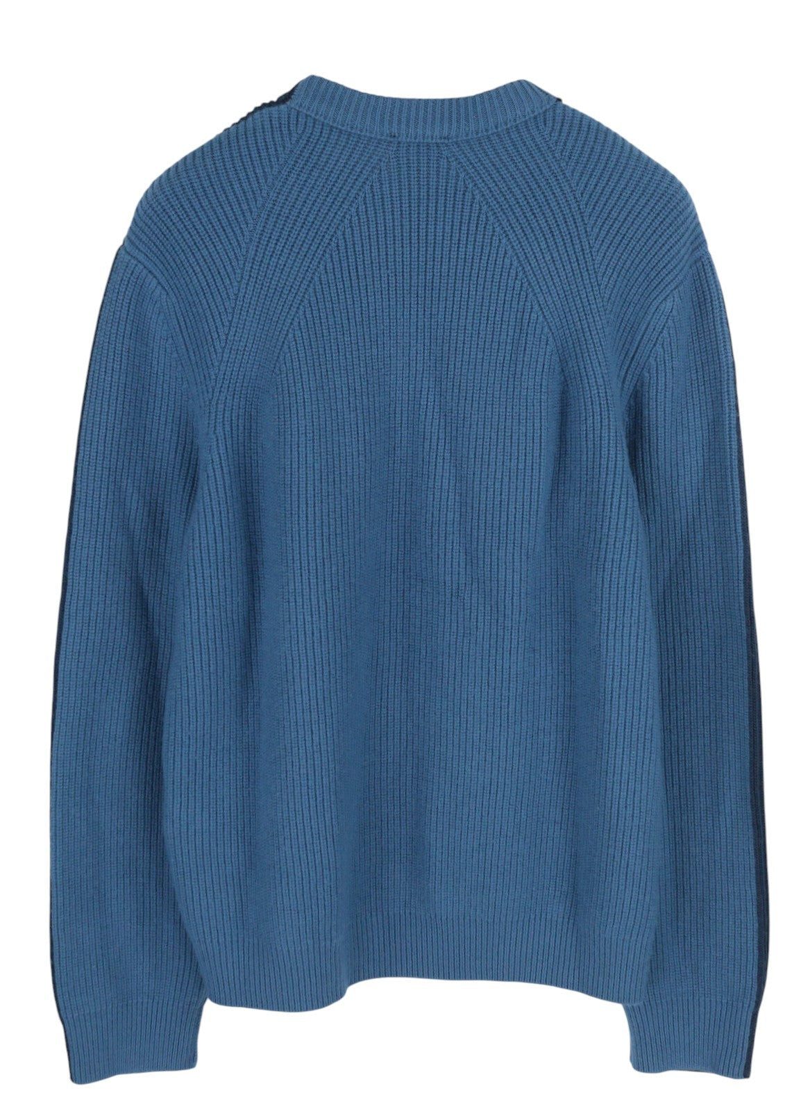 DIESEL K-Birmin vyriškas megztinis L dydžio, mėlynas, megztinis su apvalia kaklu, megztas vilnonis tamprus audinys