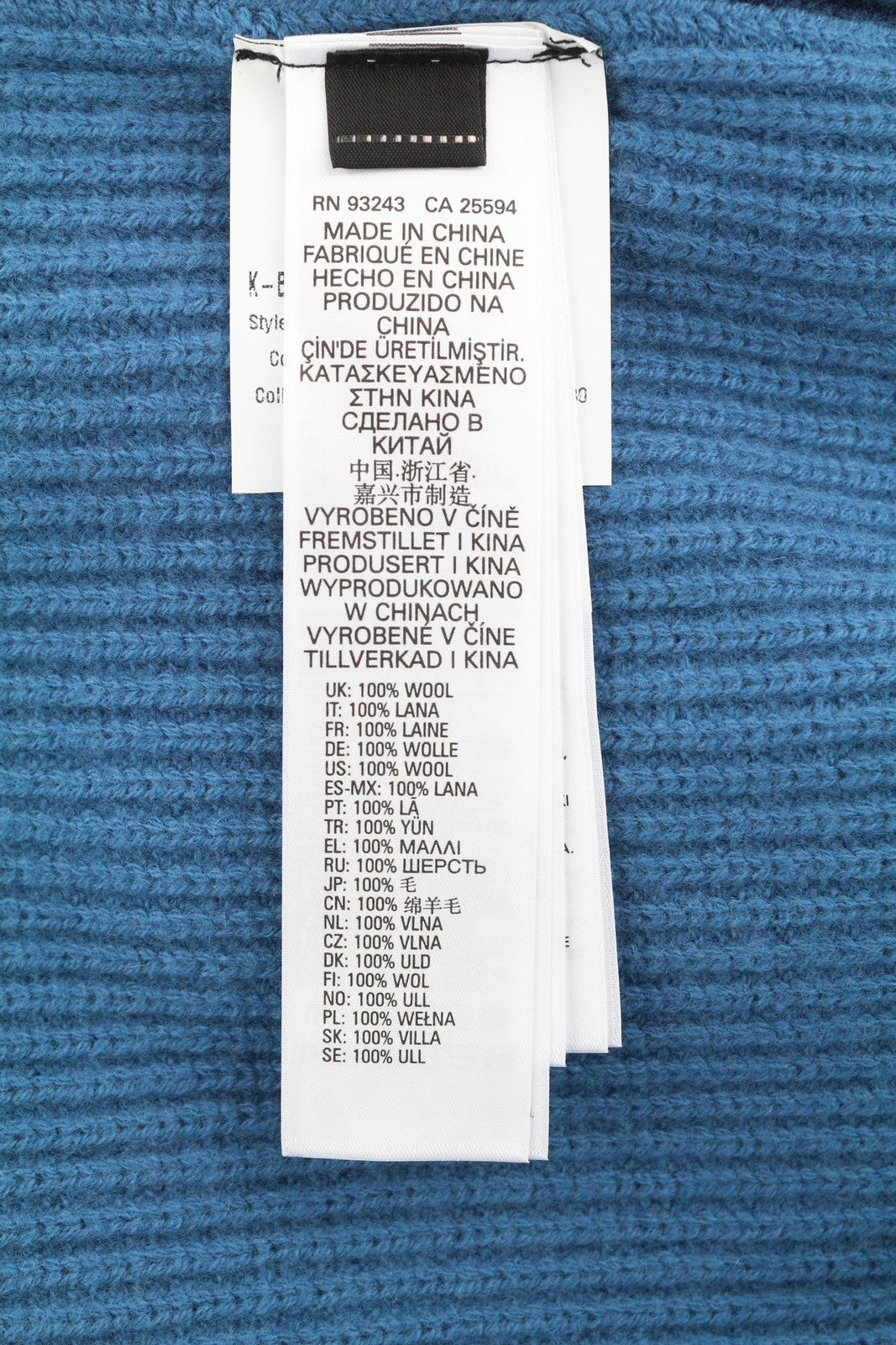 DIESEL K-Birmin vyriškas megztinis L dydžio, mėlynas, megztinis su apvalia kaklu, megztas vilnonis tamprus audinys