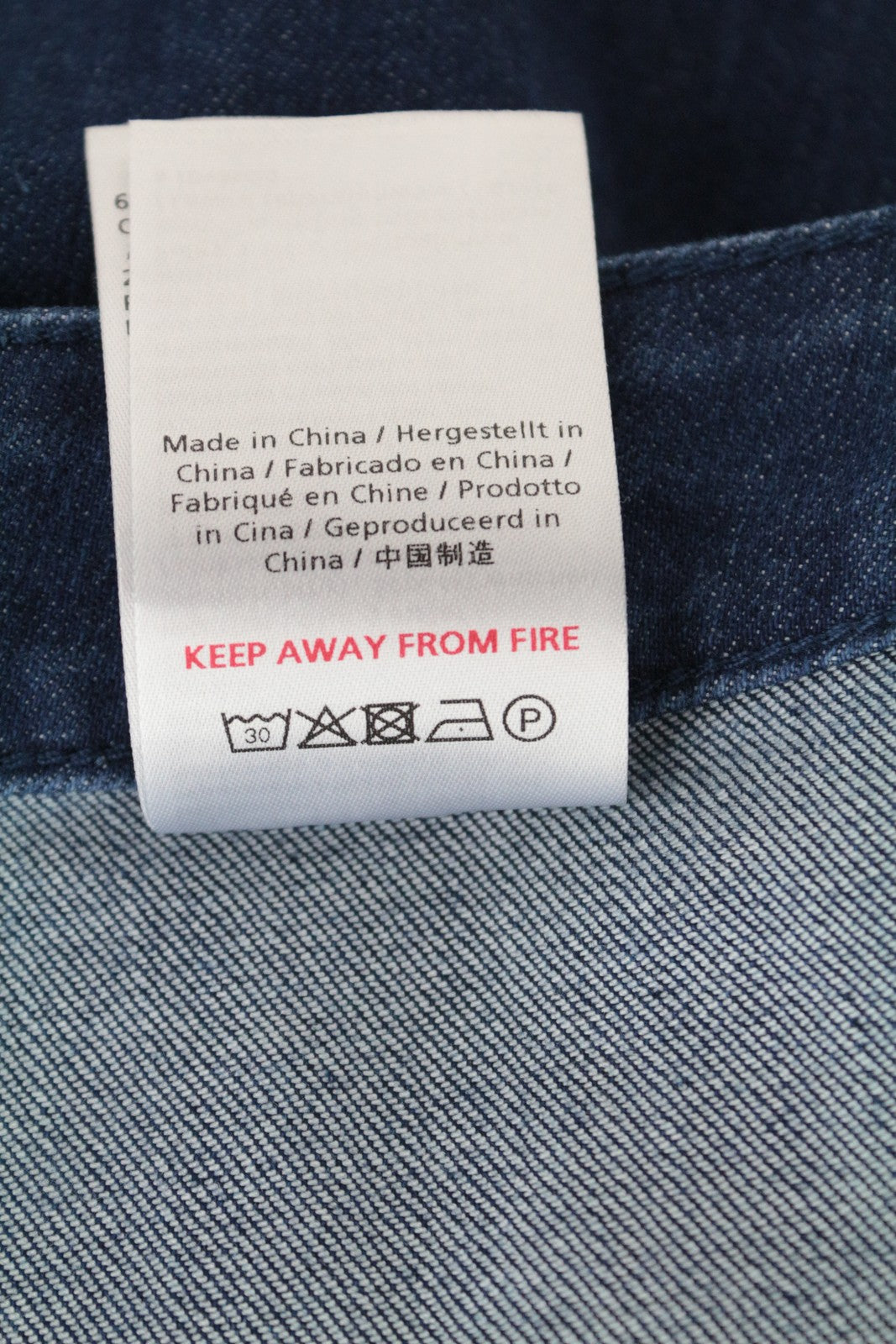 DENHAM Salinas Women's Skirt W26 Blue Stretch Denim Mini Short