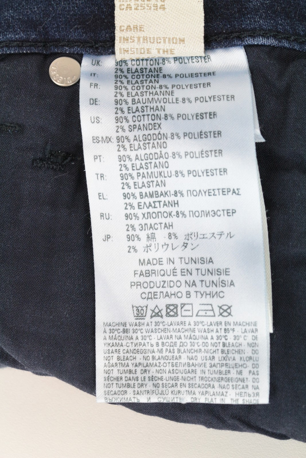 DIESEL Fayza-Ne 0687D moteriški džinsai W25 Jogg Boyfriend mėlyni medvilniniai tamprūs džinsai