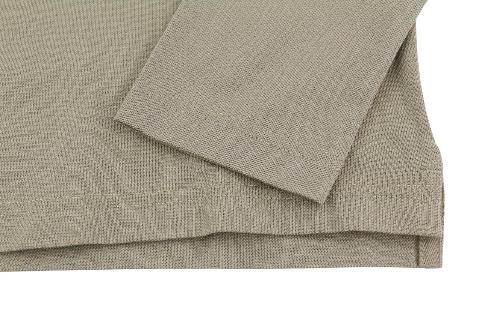 DIESEL T-Smith-LS-Doval-PJ Mens T-Shirt S Beige Long Sleeve Polo Cotton RRP€125