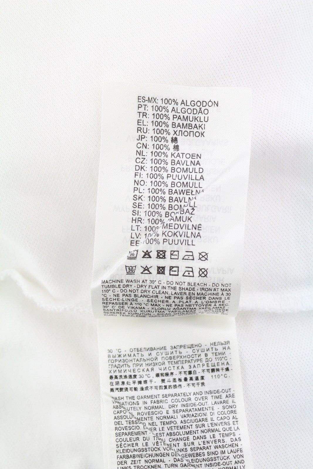 DIESEL PR-T-Smith vyriški marškinėliai su trumpomis rankovėmis, polo apykakle, raštuoti, balti, rekomenduojama kaina 125 € 