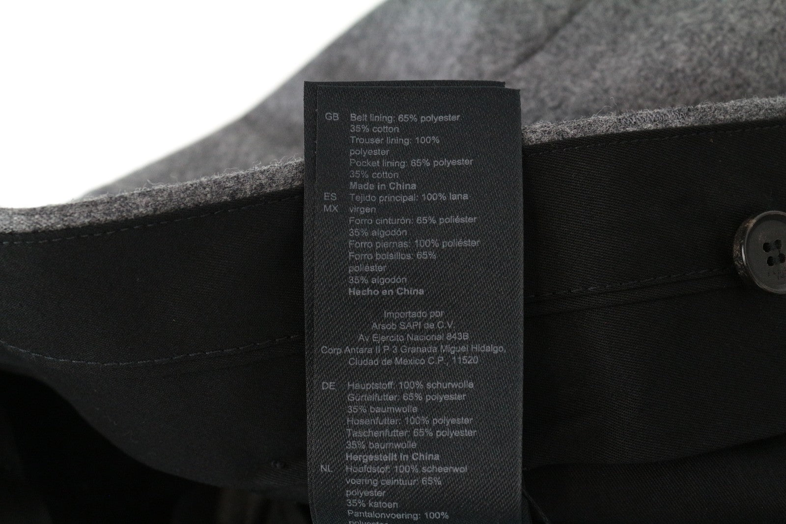 SANDRO vyriškos kelnės, 36 cm, pilkos, vilnonės, klostuotos priekyje, klasikinės, RRP 225 € 