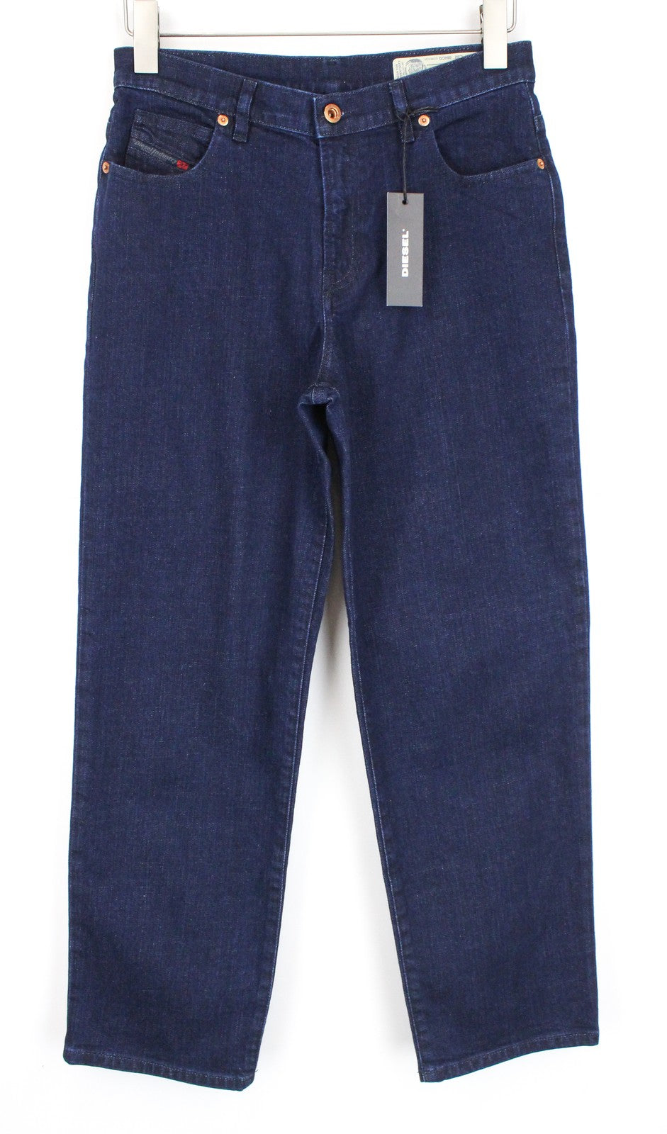 DIESEL Niclah 084CG Women's Jeans W28/L32 Straight Fit Blue Stretch Denim