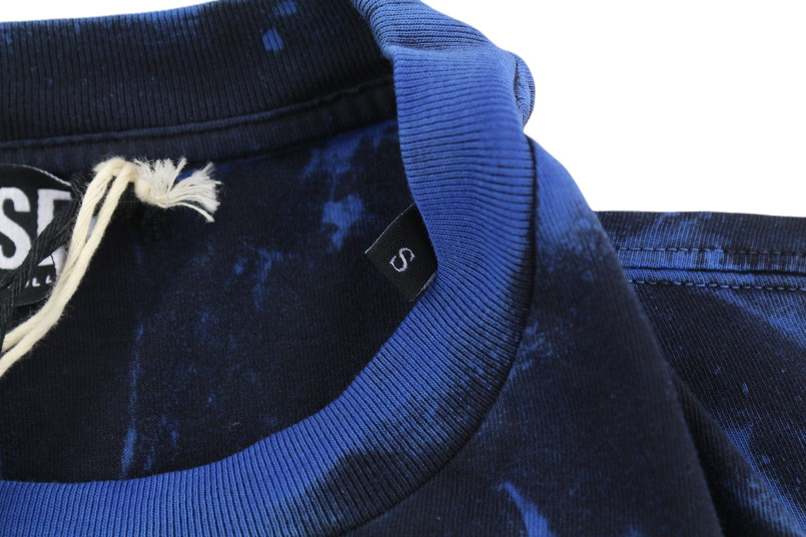 DIESEL T-Just-B84 vyriški marškinėliai S juodi trikotažiniai tamprios apvalios apykaklės marškinėliai RRP 150 € 