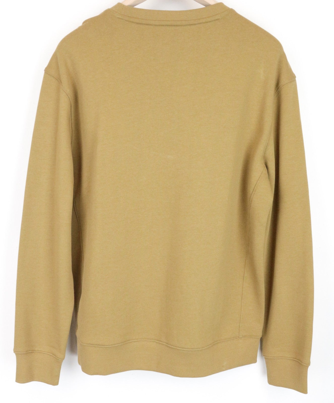 LEE vyriškas džemperis su chaki spalvos medvilniniu megztiniu laisvalaikio stiliaus ilgomis rankovėmis M 